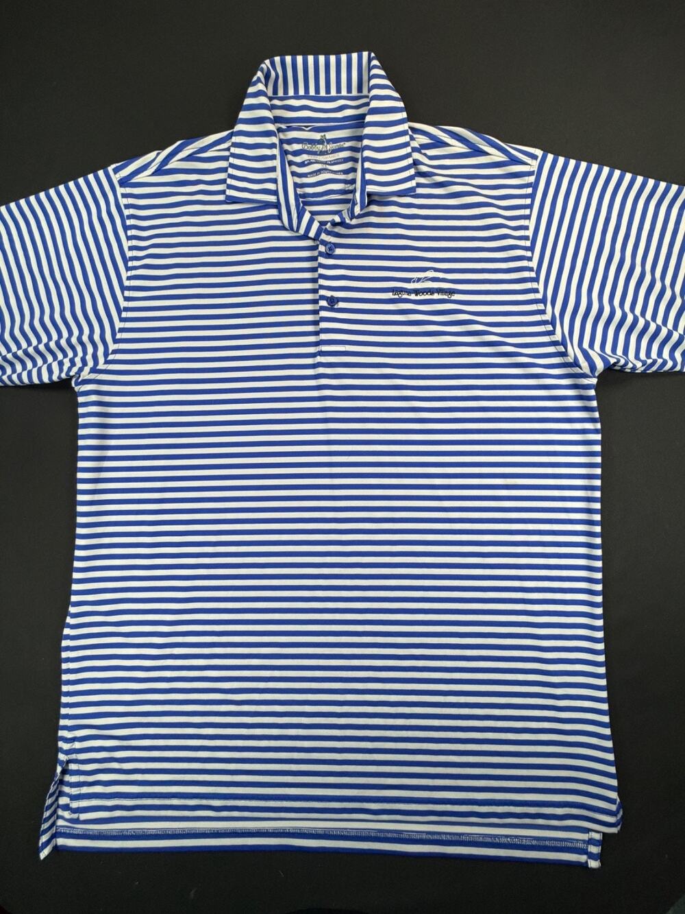Bobby Jones - Laguna Woods Village - Stripe Short Sleeve Polo Shirt (Men's XL)